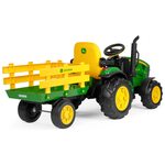 Peg Perego John Deere RC Tractor 12V Bērnu elektro traktors IGOR0117