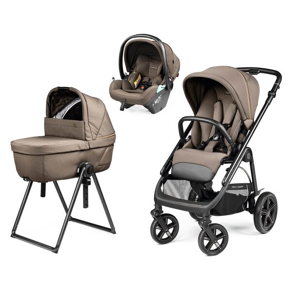 Peg Perego Veloce TC (Town and Country) Modular Lounge Pine Bark Rati 3 vienā