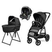 Peg Perego Veloce TC (Town and Country) Modular Lounge True Black Rati 3 vienā Peg Perego Veloce TC (Town and Country) Modular Lounge True Black Rati 3 vienā