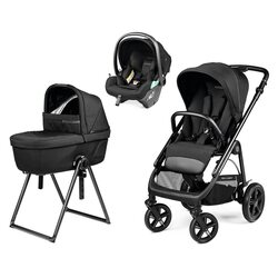 Peg Perego Veloce TC (Town and Country) Modular Lounge True Black Rati 3 vienā