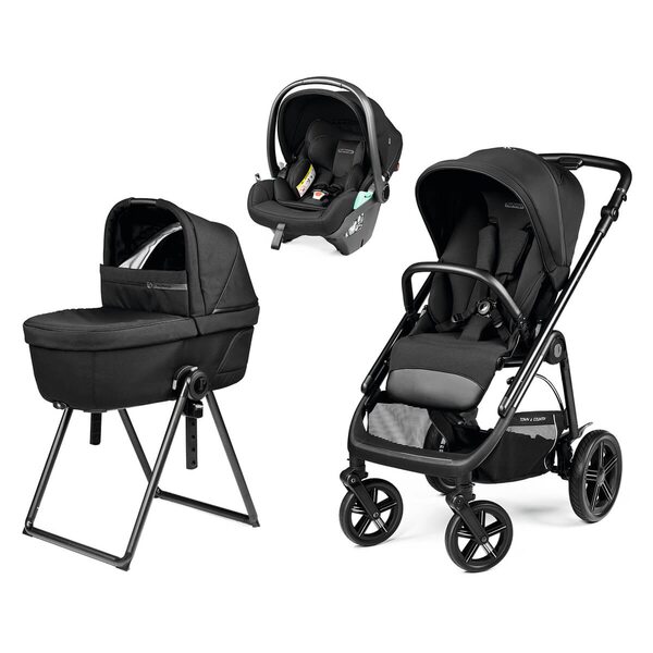 Peg Perego Veloce TC (Town and Country) Modular Lounge True Black Rati 3 vienā