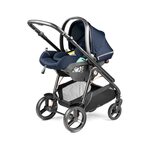 Peg Perego Veloce TC (Town and Country) Brio Lounge Modular Blue Shine Rati 3 vienā