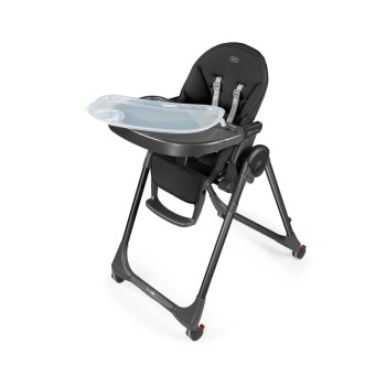 Peg Perego Prima Pappa Follow Me True Black Barošanas krēsls IH01000000BL13T