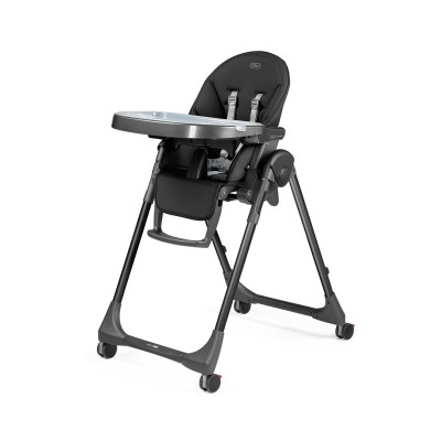 Peg Perego Prima Pappa Follow Me True Black Barošanas krēsls IH01000000BL13T