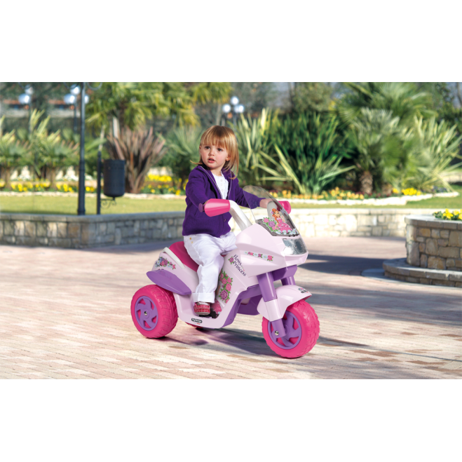 Peg Perego Flower Princess 6V Электрический мотоцикл для детей IGED0923