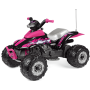Peg Perego Corral T-Rex 330W roosa 12V elektriline ATV lastele IGOR0101