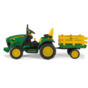 Peg Perego John Deere Ground Force with trailer 12V Bērnu elektro traktors IGOR0047