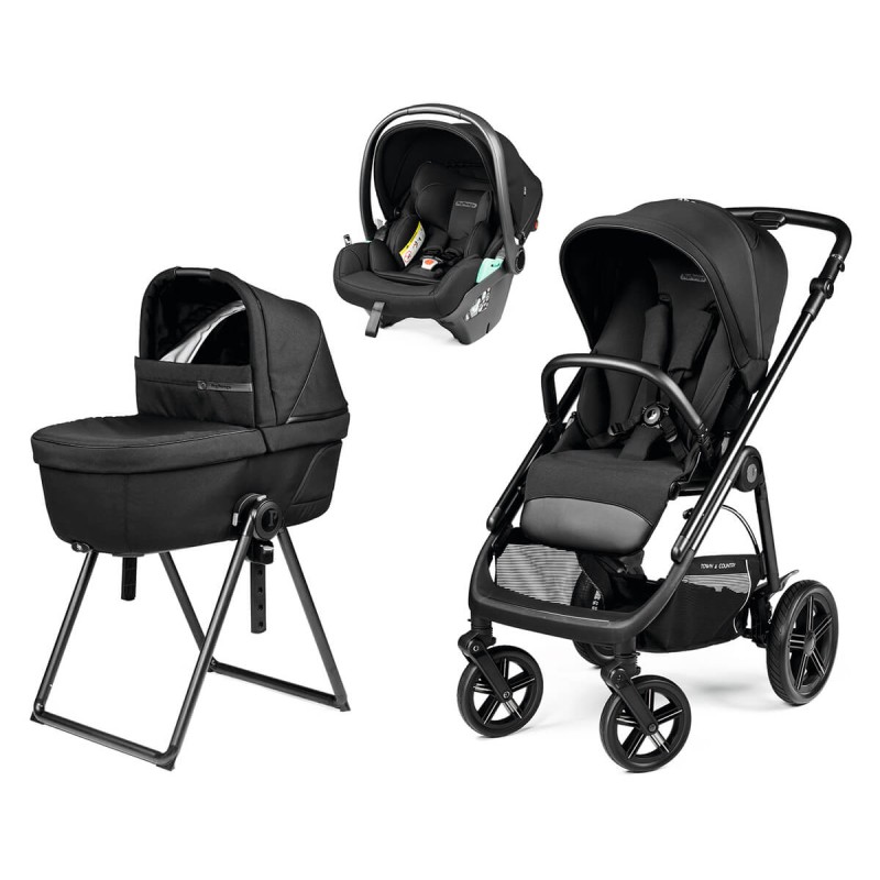Peg Perego Veloce TC (Town and Country) Modular Lounge True Black Коляска 3 в 1